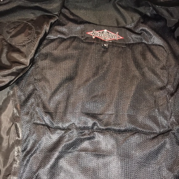 Street & Steel Redwood Leather Vest, XL, New with patches! - Picture 14 of 15